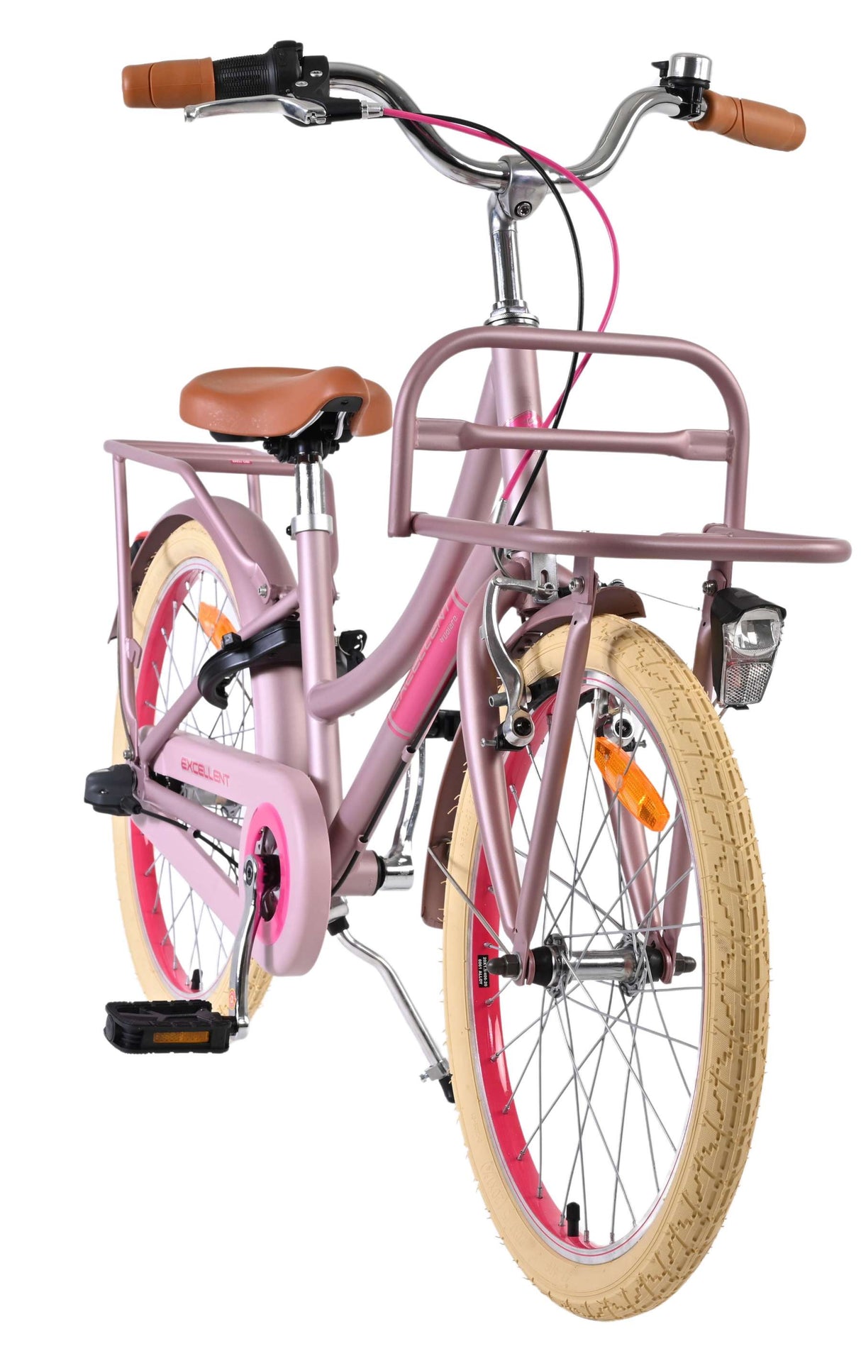 Excellent vélo pour enfants Volare - filles - 20 pouces - rose mat - 3 vitesses