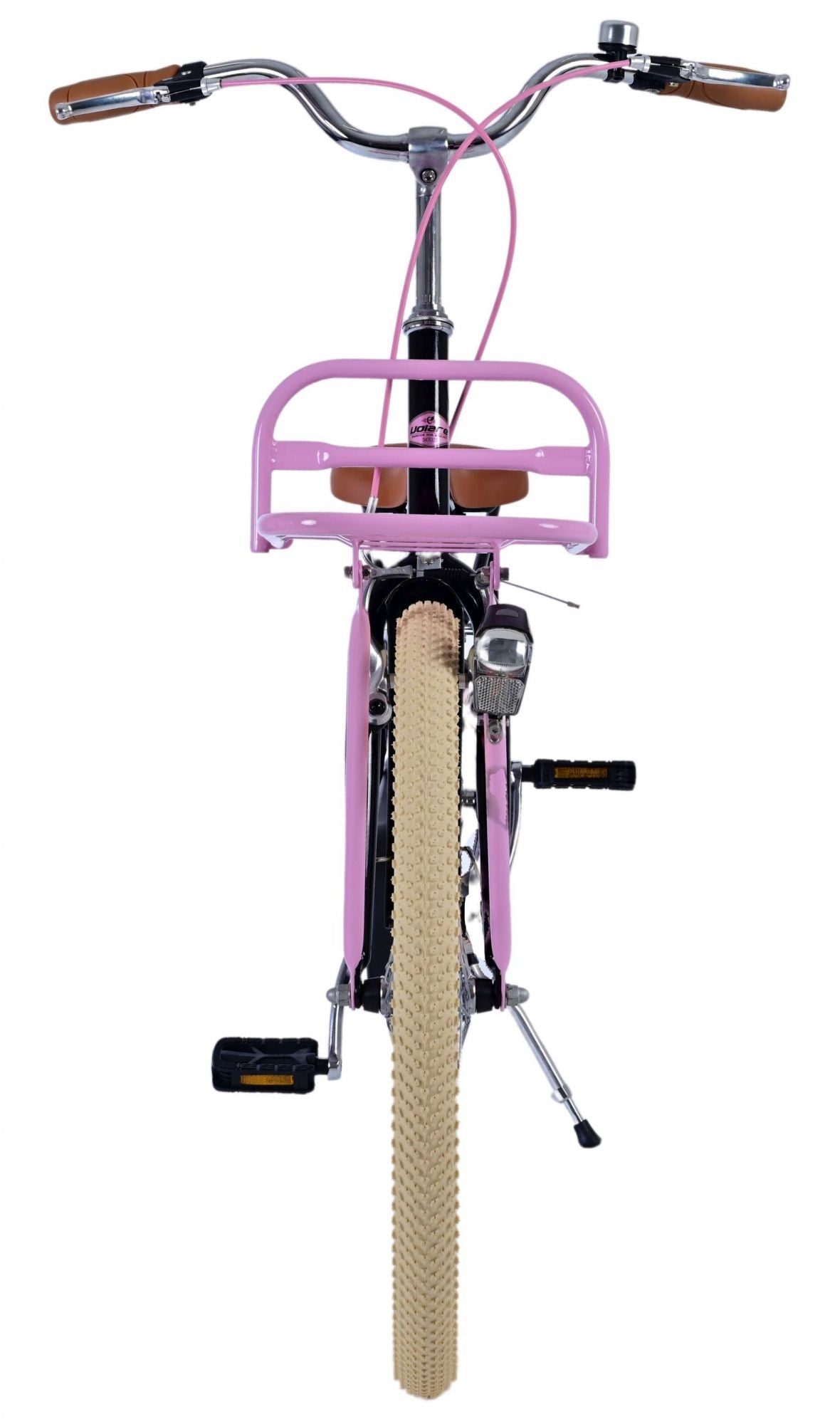 Volare Volare Vélo pour enfants Filles 24 pouces Noir Deux freins à main
