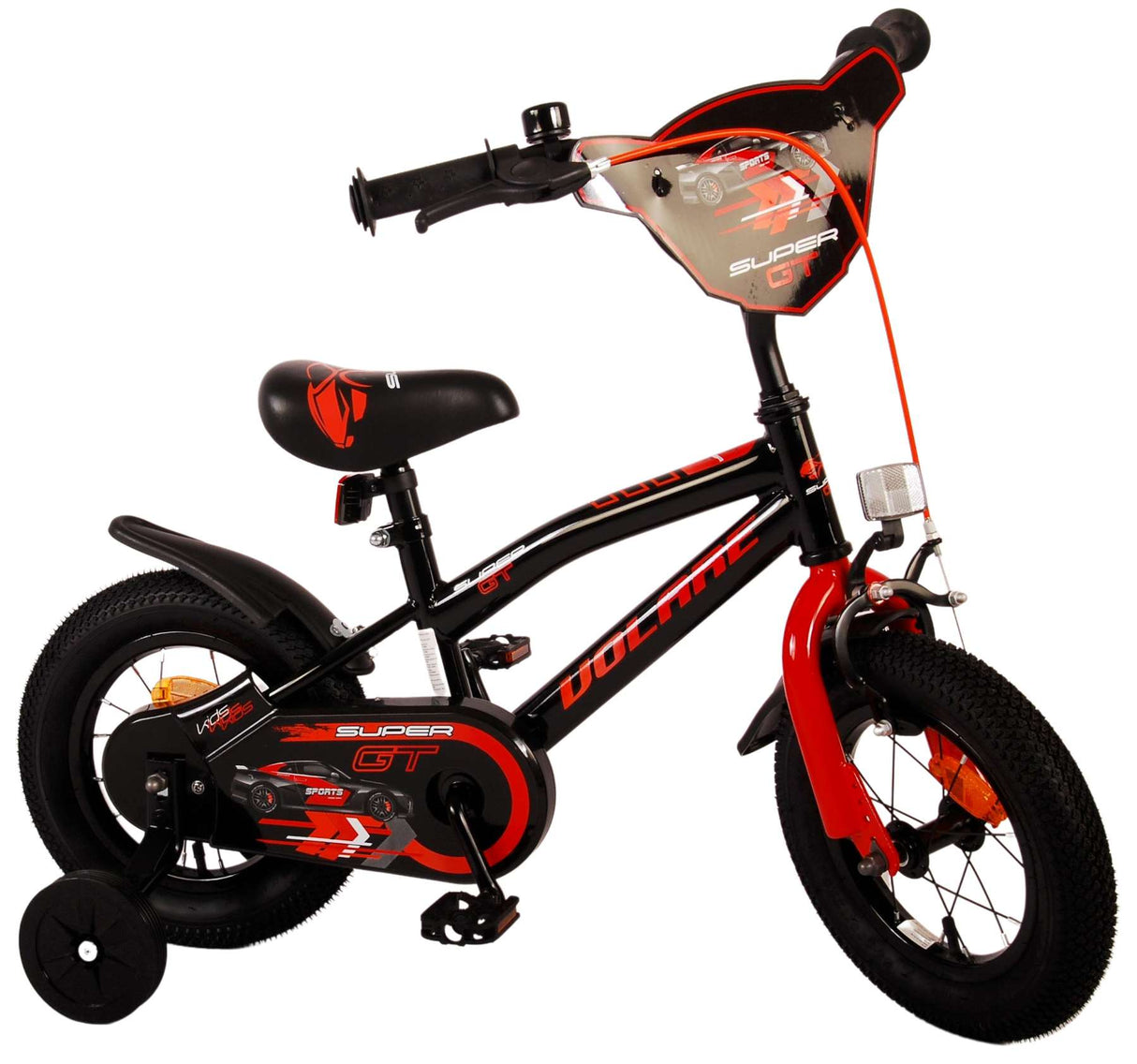Volare Super GT Children's Bike - Boys - 12 pouces - rouge