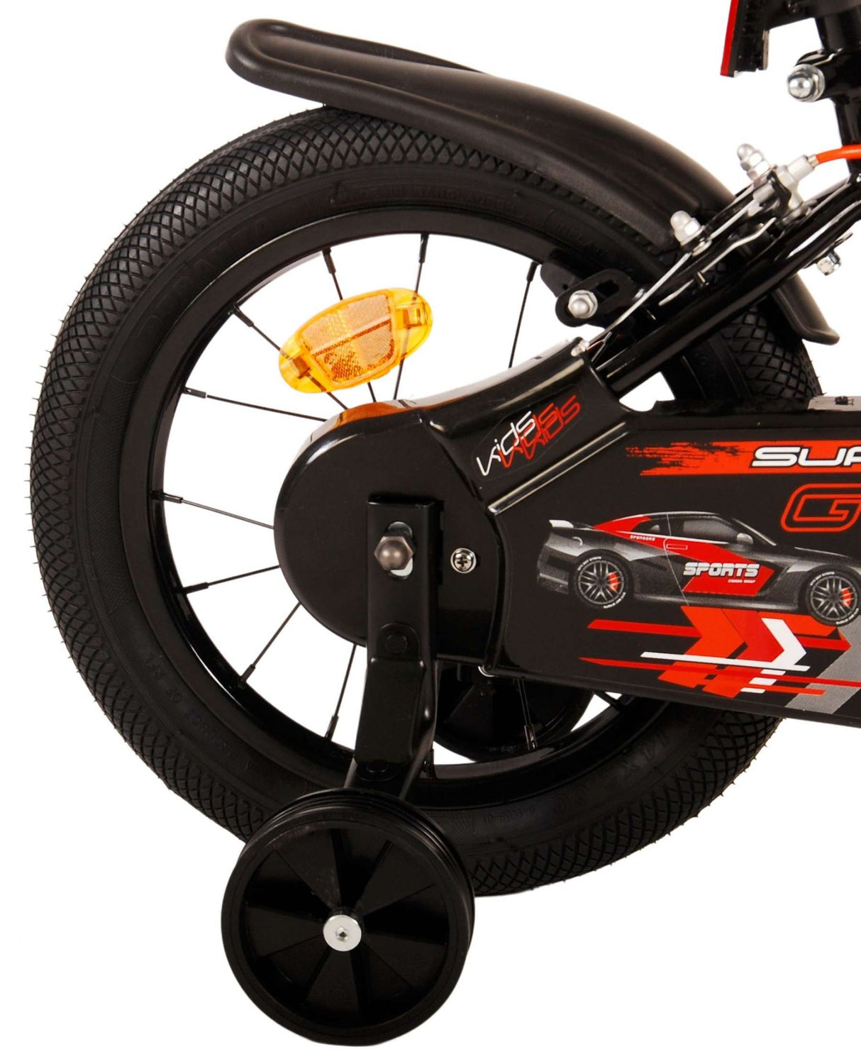 Volare Super GT Children's Bike Boys 14 pouces rouges Two Hand freins