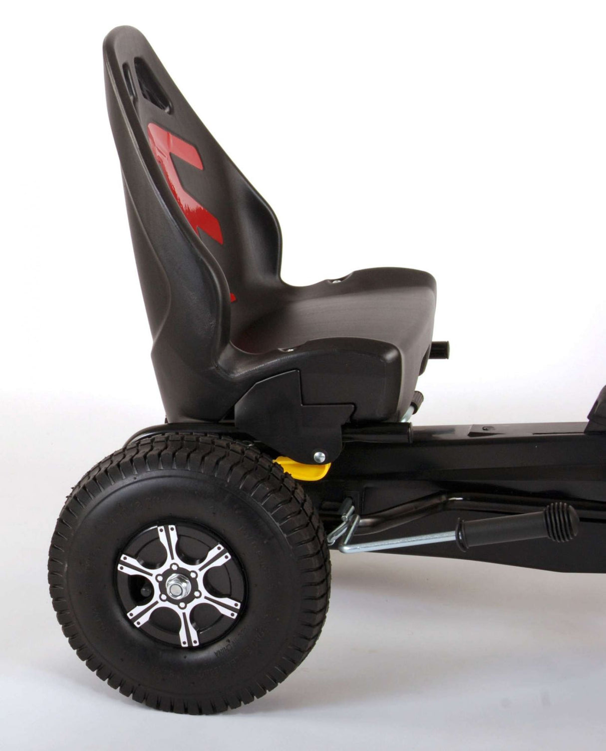 Voiture de course Volare Go Kart - Garçons - Grand - Pneus - Noir