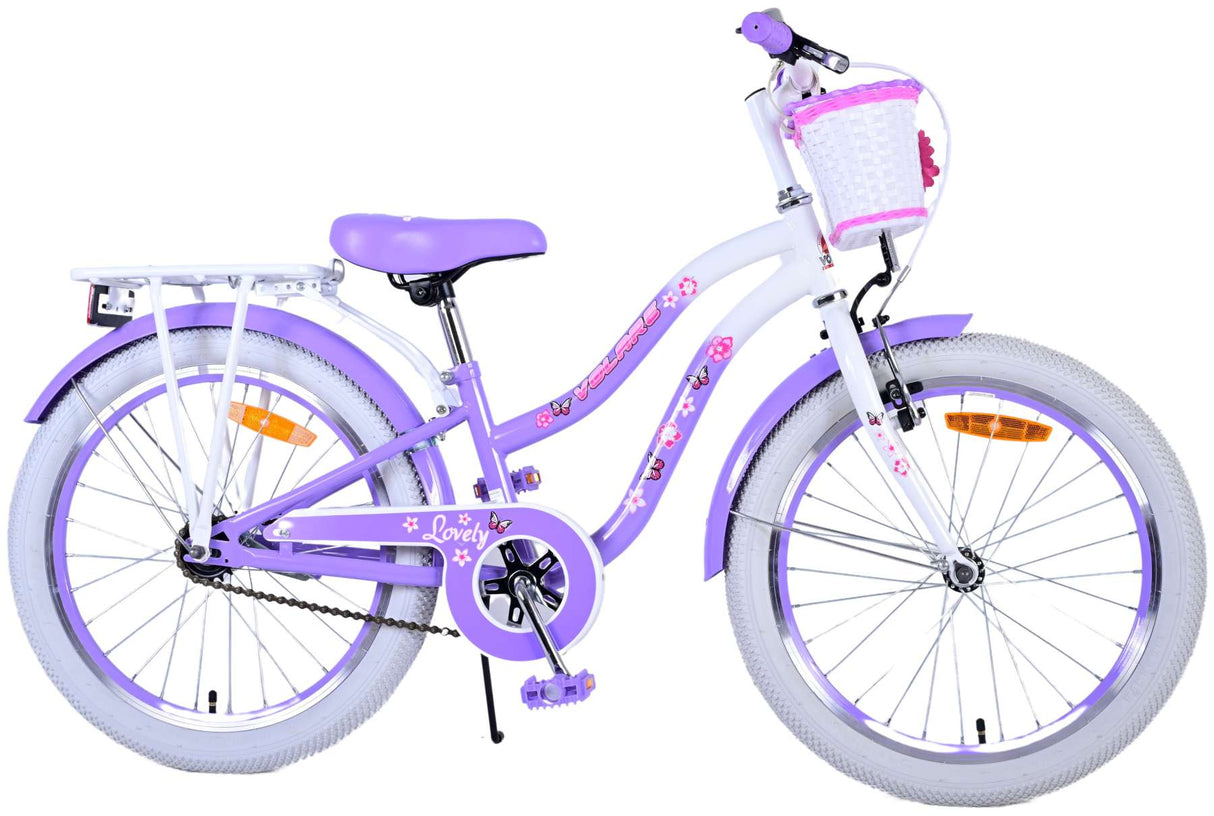 Volare joli vélo pour enfants - filles - 20 pouces - violet
