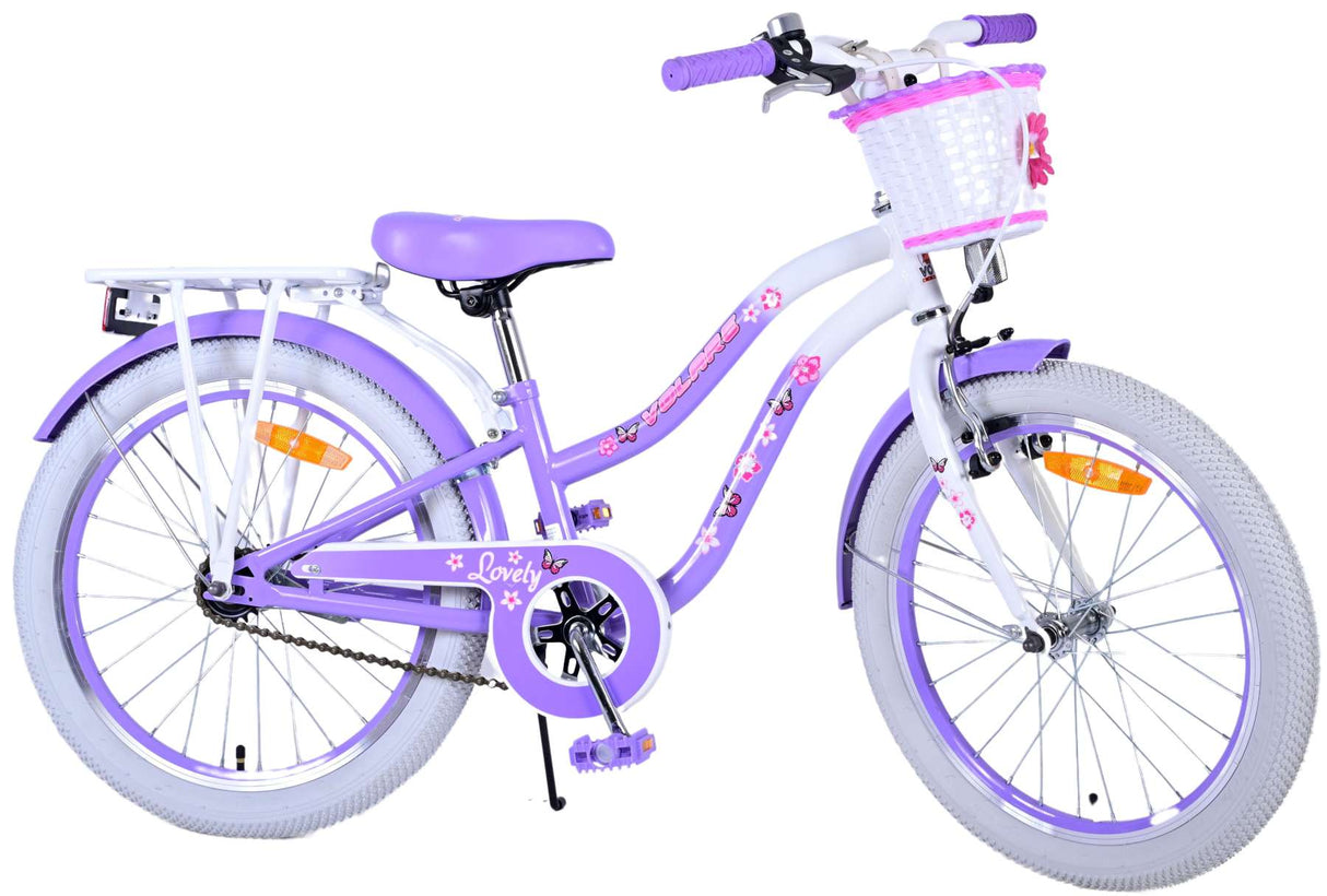 Volare joli vélo pour enfants - filles - 20 pouces - violet