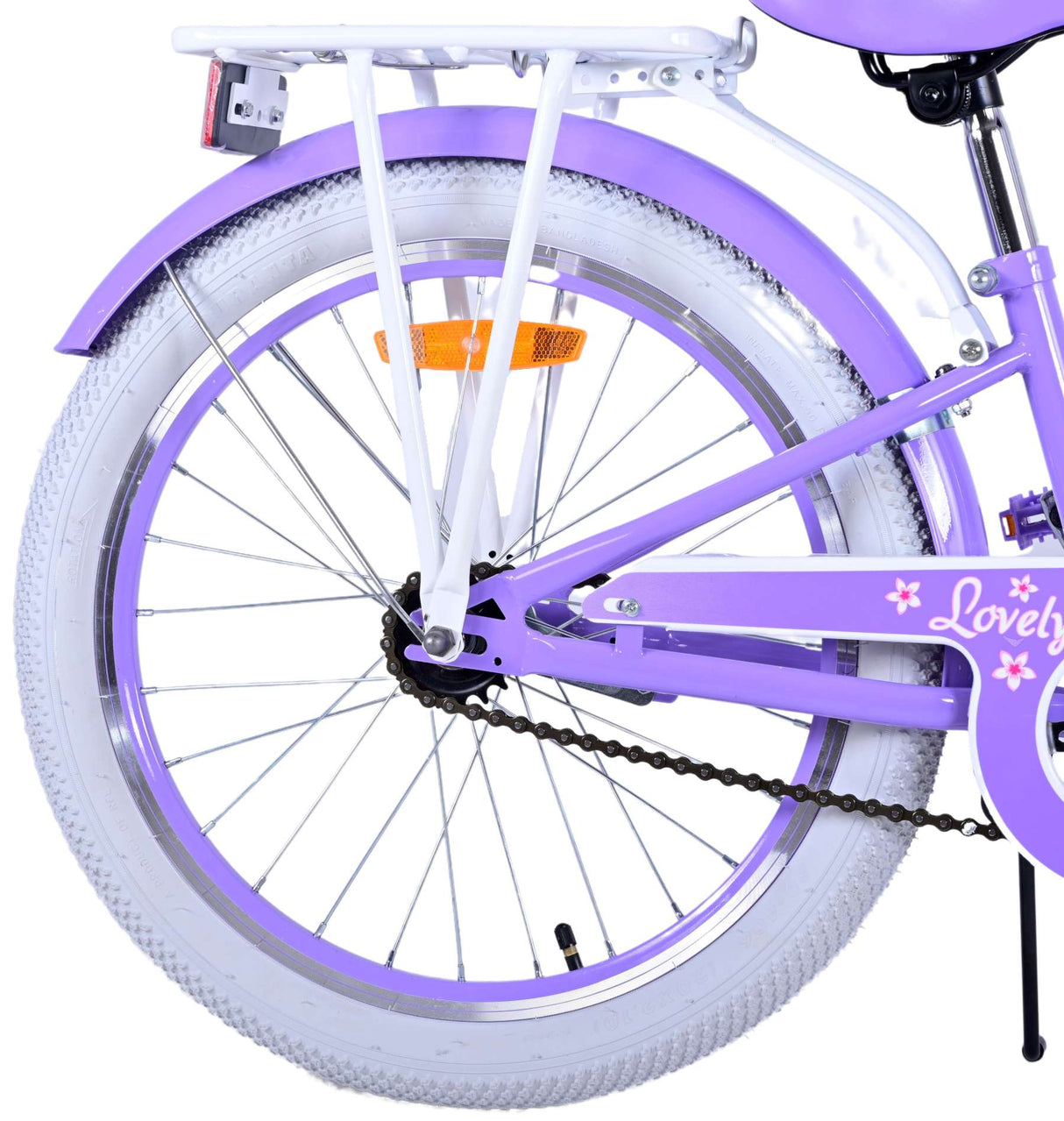 Volare joli vélo pour enfants - filles - 20 pouces - violet