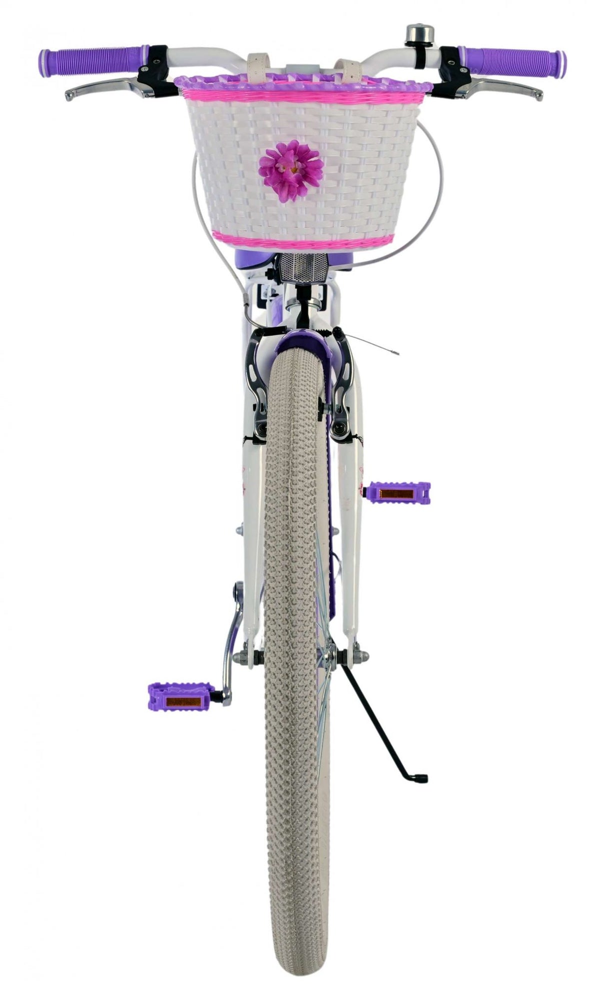 Volare joli vélo pour enfants - filles - 26 pouces - violet - deux freins à main