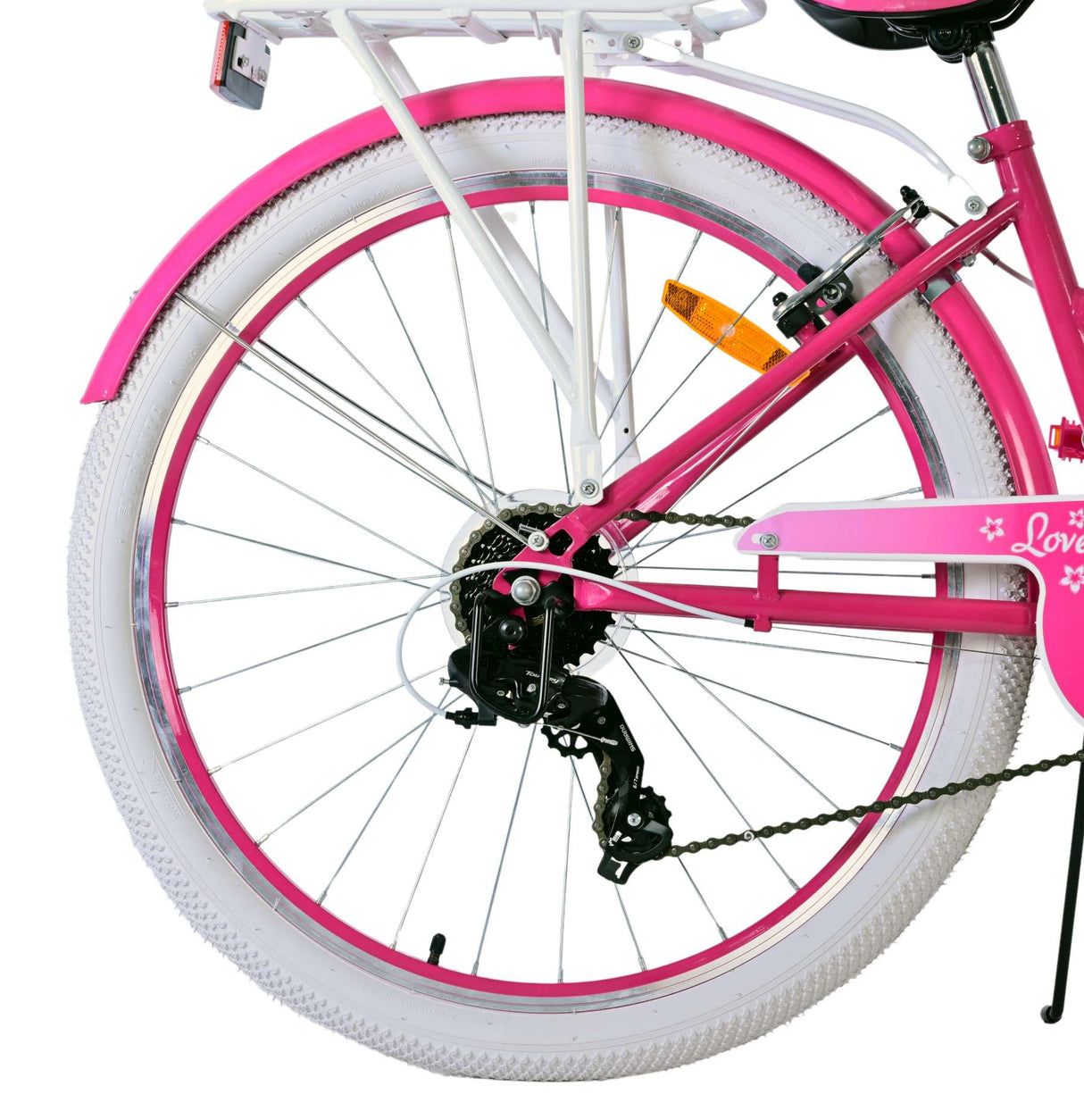 Volare joli vélo pour enfants - filles - 26 pouces - rose - 7 vitesses