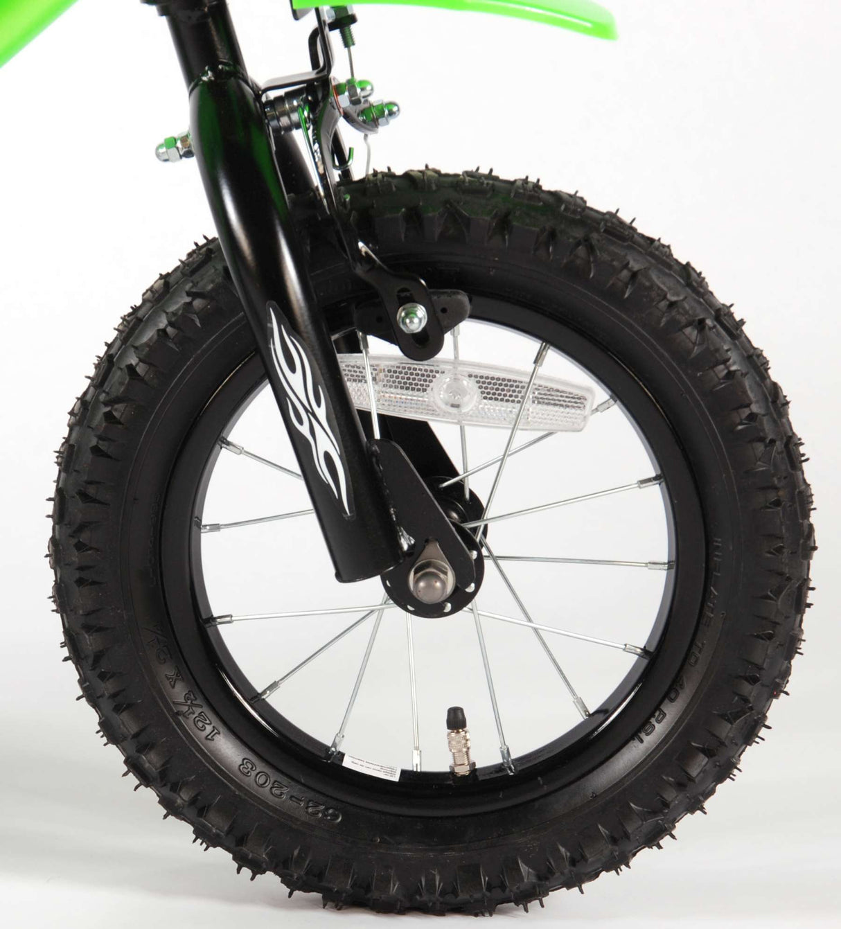 Volare Motorbike Children's Bike - Boys - 12 pouces - vert - 95% assemblé