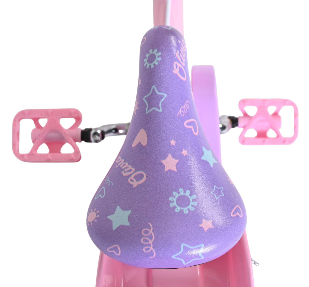 Vélo pour enfants Volare Olivia - filles - 14 pouces - rose - deux freins à main