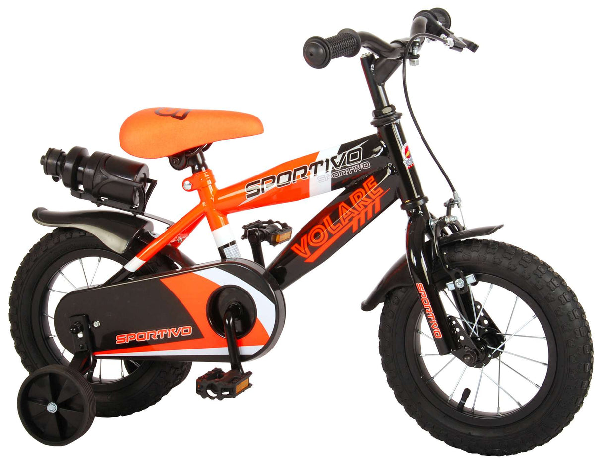 Volare Sportivo Child's Bike Boys 12 pouces néon oranje noir 95% assemblé