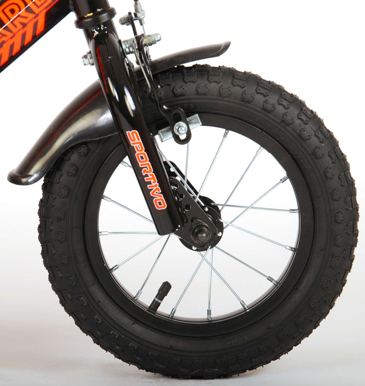 Volare Sportivo Child's Bike Boys 12 pouces néon oranje noir 95% assemblé