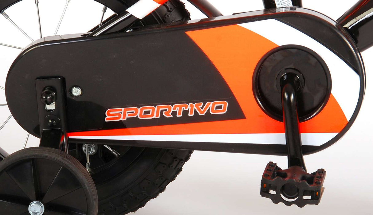 Volare Sportivo Child's Bike Boys 12 pouces néon oranje noir 95% assemblé