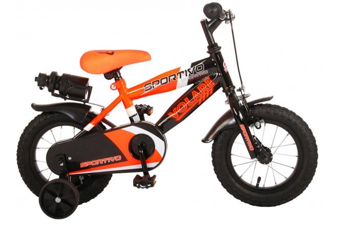Volare Sportivo Child's Bike Boys 12 pouces néon oranje noir 95% assemblé