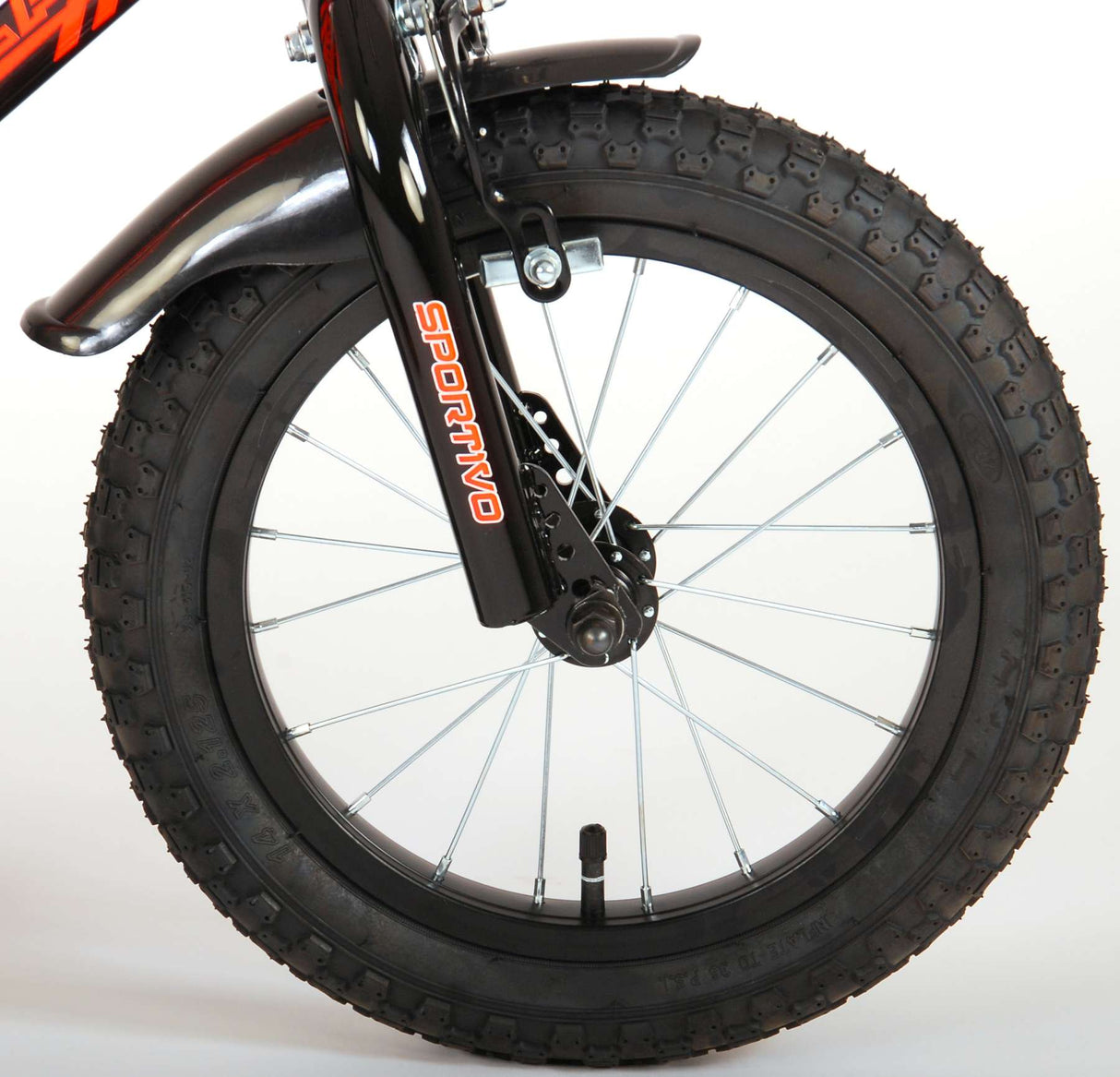 Volare Sportivo Child's Bike Boys 14 pouces néon oranje noir 95% assemblé