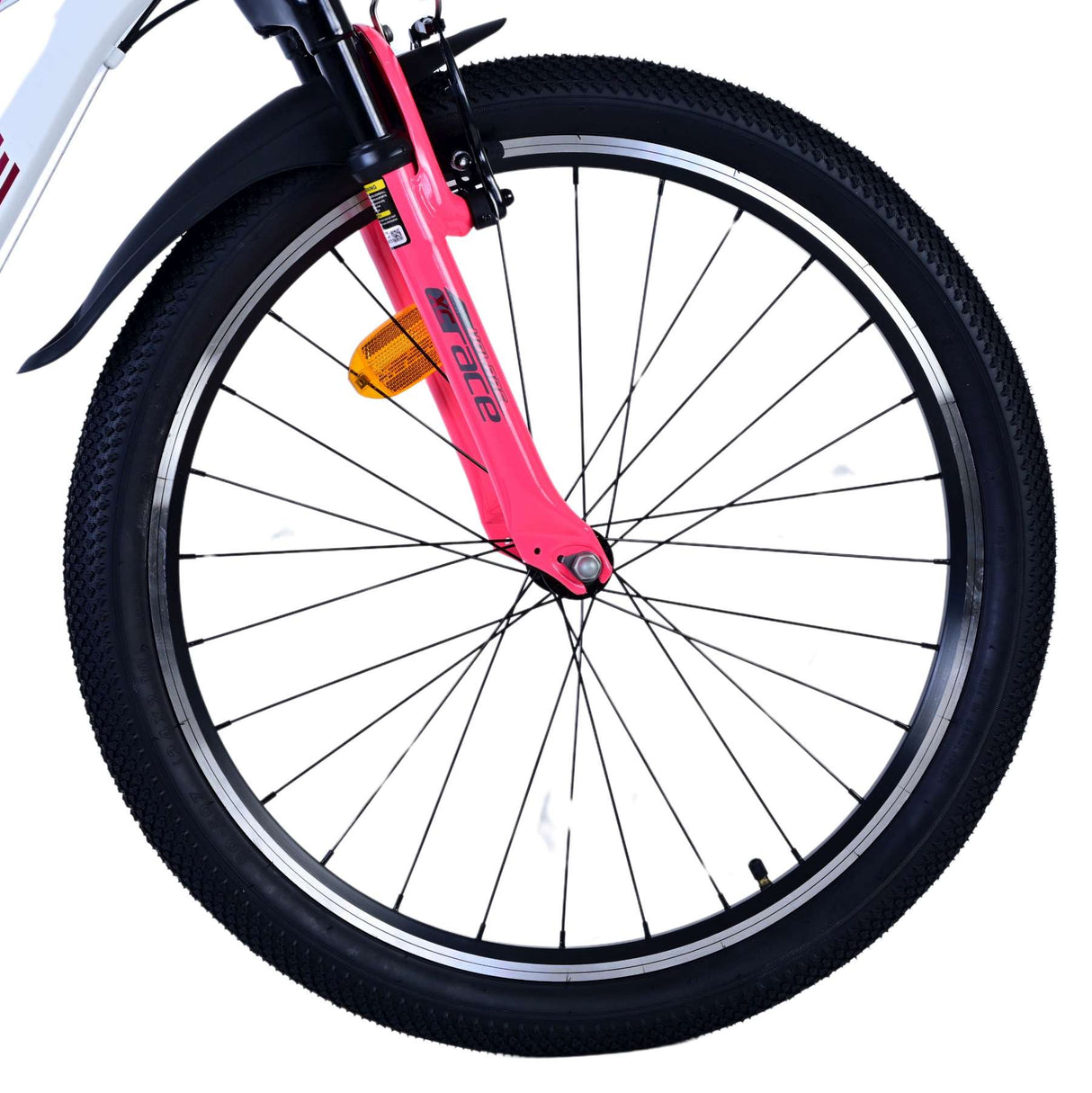 Volare XC Race Children's Bicycle - 24 pouces - 21 vitesses - Rose blanc