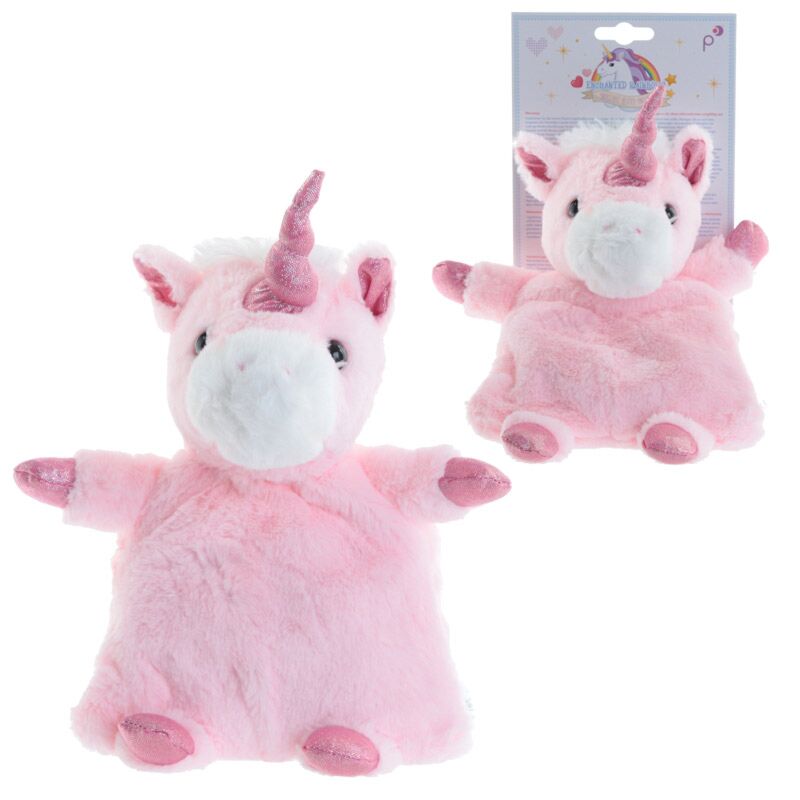 Licorne peluche micro-ondes pack chauffant lavande blé