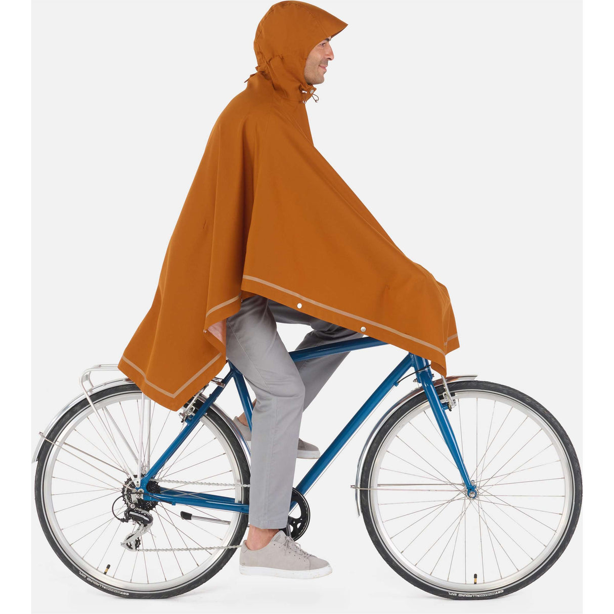 Weathergoods Suède Poncho Imbris Copper S M