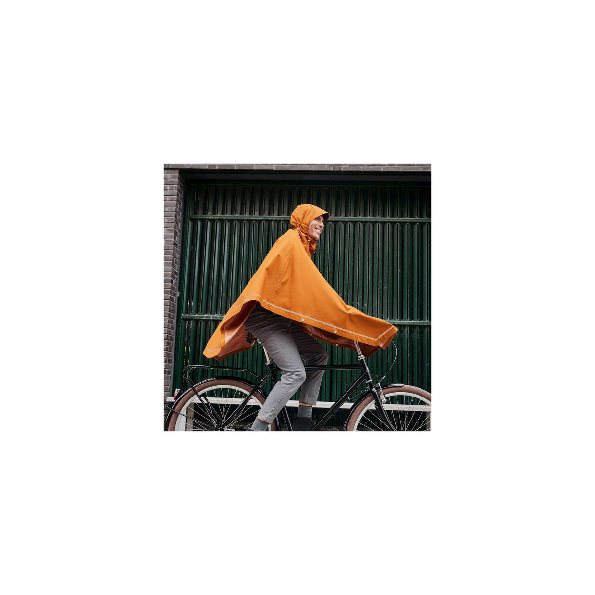 Weathergoods Suède Poncho Imbris Copper S M