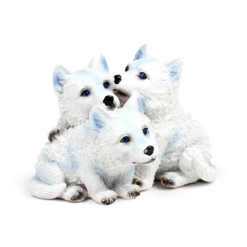 Trio de chiots loups