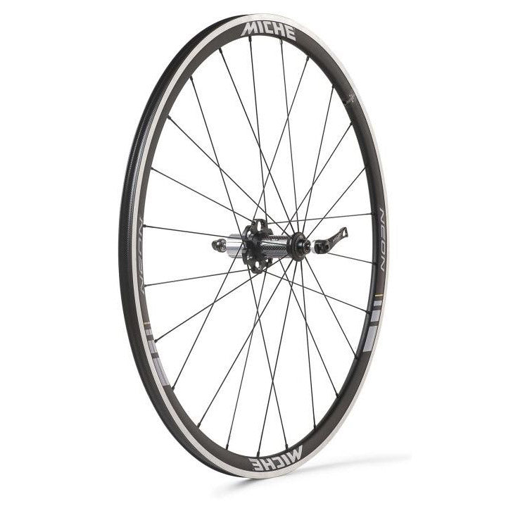 Paire de roues Miche néon shimano 11v (fil) qr