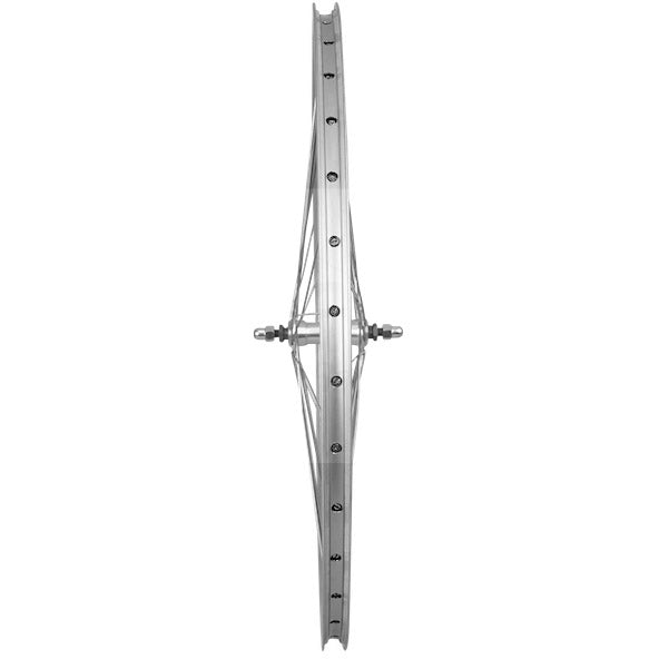 Roue avant Roland 28 Ryde Zac19 Alu Hub Silver Rim