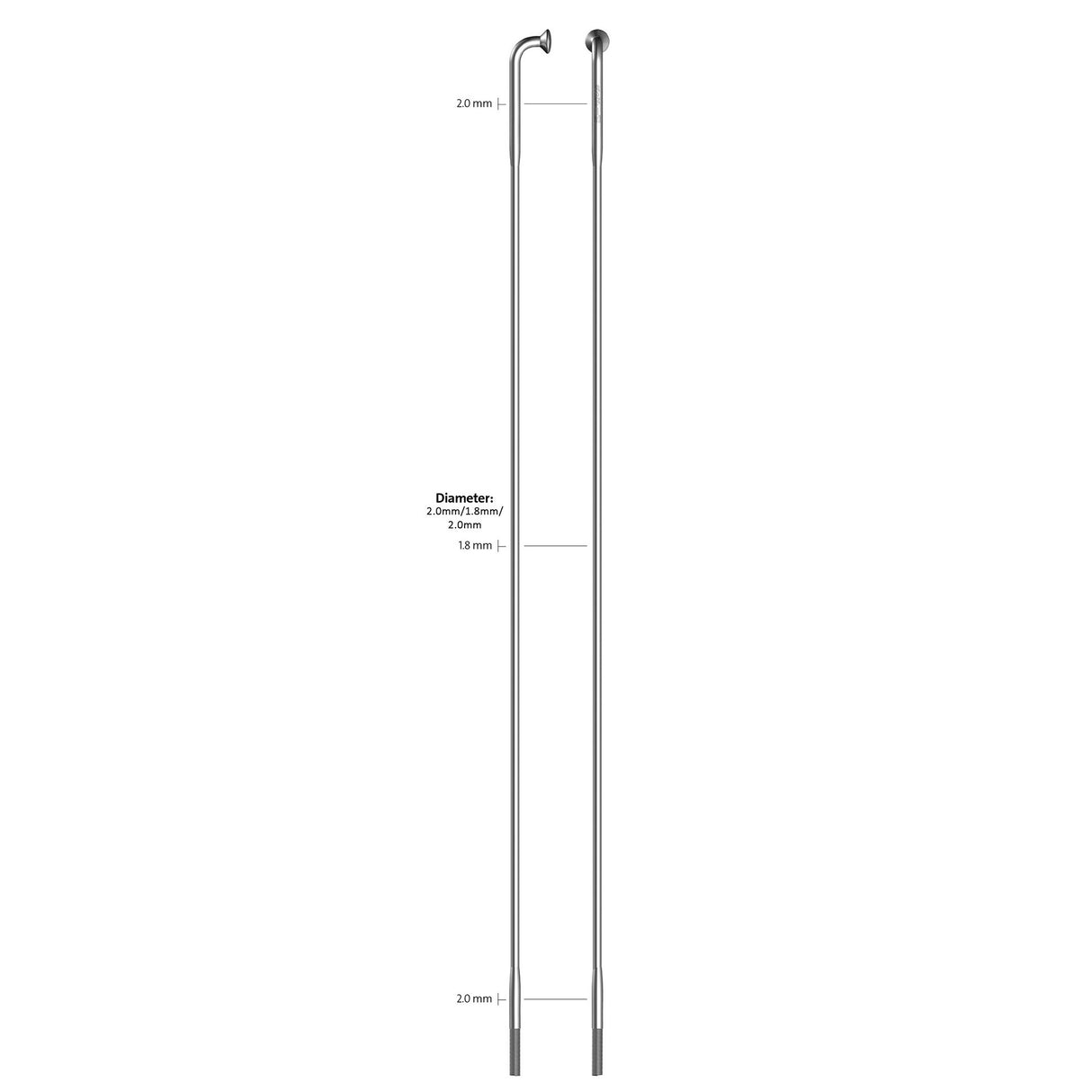 SAPIM SPAAK 14-236L Race en acier inoxydable sans mamelon (100e)
