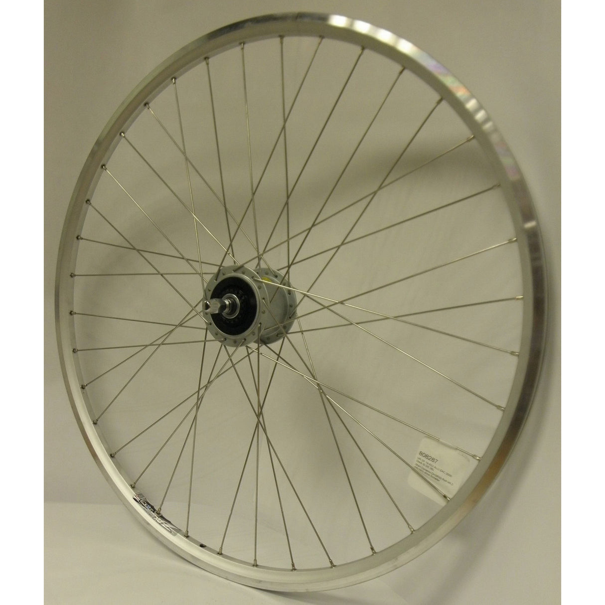 Roue avant Roland 28-15 8-13 8 622 argent m moyeu dyn. roll.frein zac-2000