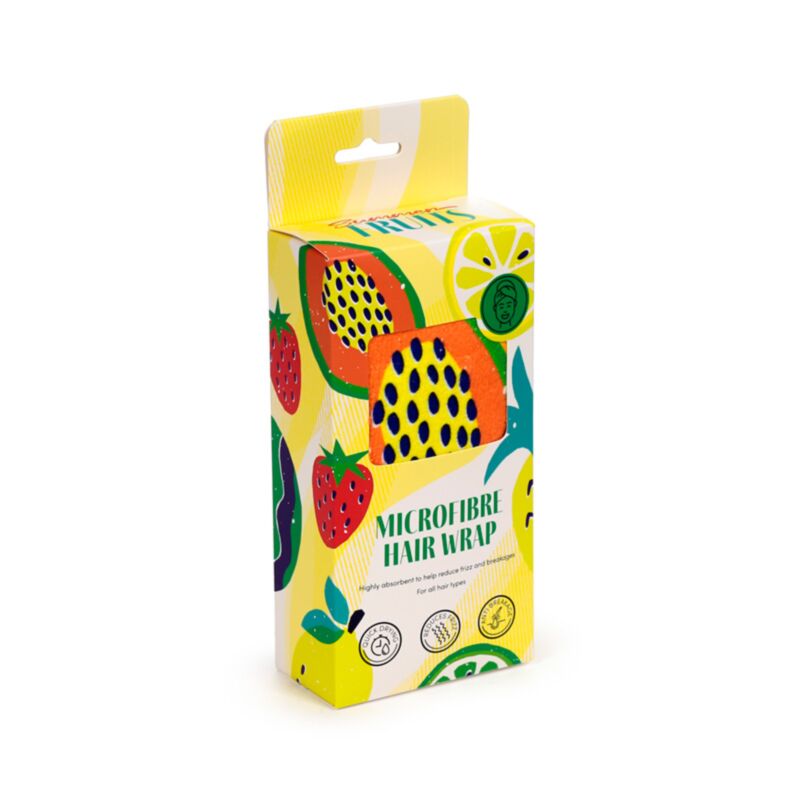 Serviette enveloppante en microfibre aux fruits d'été