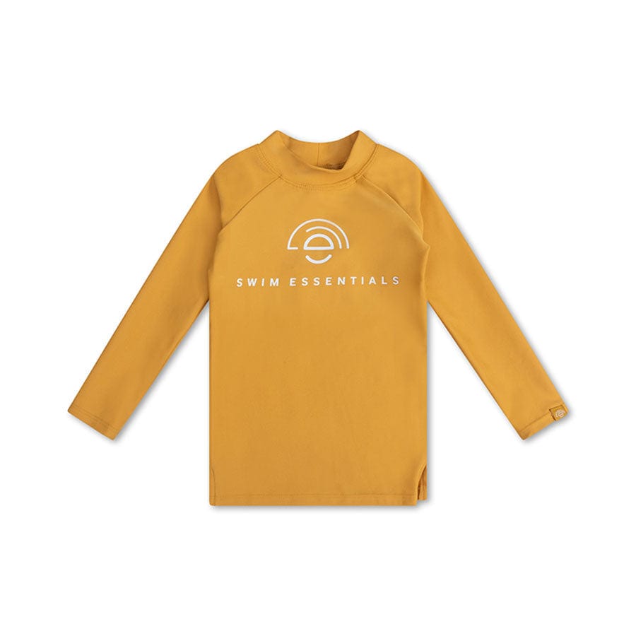 Tons purs | maillot de bain anti-UV jaune à manches longues