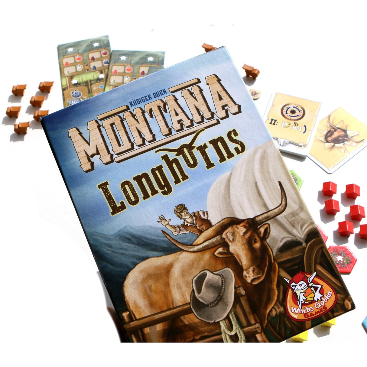 Jeux de gobelin blancs Montana: Longhorns