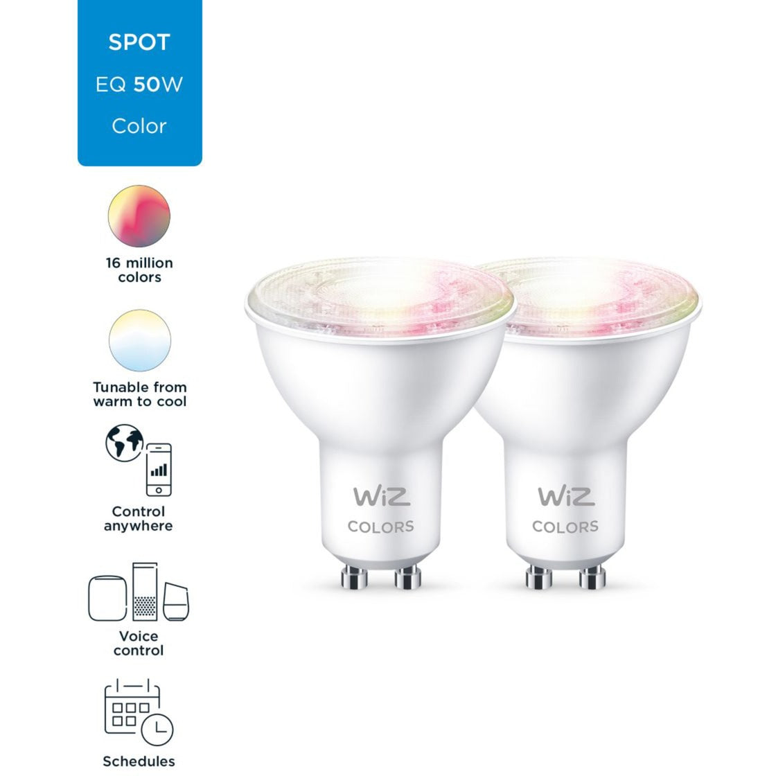 Wiz wiz spot par16 gu10 x2