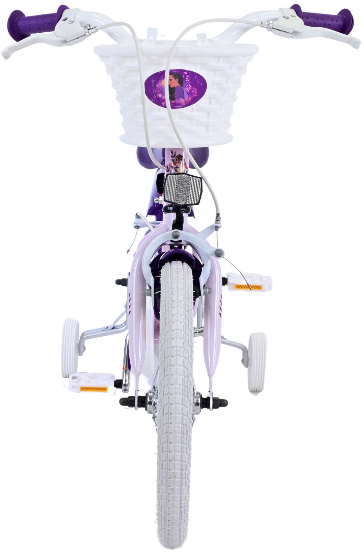 Vélo pour enfants Wunsch Disney Wish - filles - 16 pouces - violet - deux freins à main