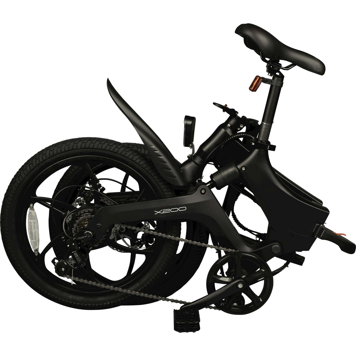 Vélo pliant électrique bohlt x200 noir