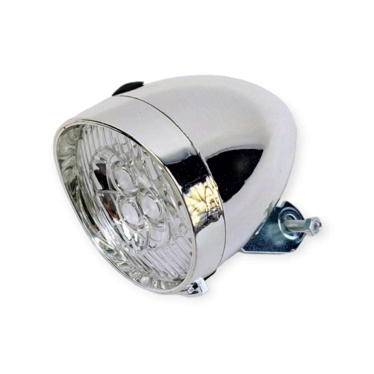 Xtrabike Headlight Chrome 3 LED excl crochet
