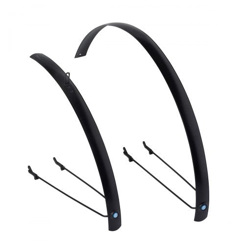 Jeu de garde-boue Xtrabike 28 noir plat en aluminium