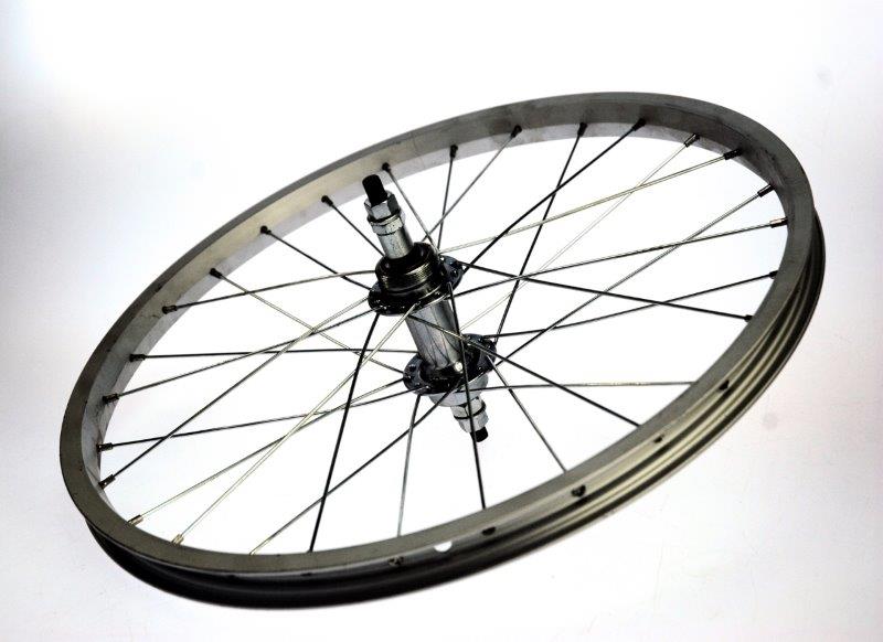 Roue arrière 28 roue libre fixe vierge