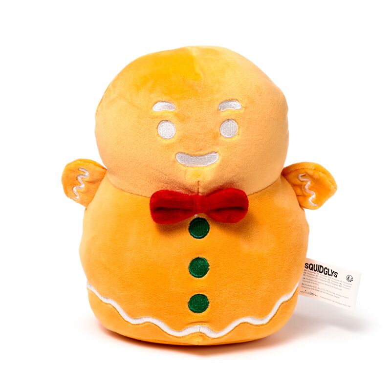 Calmar en peluche bonhomme en pain d'épice de Noël de Baker Street de Glys