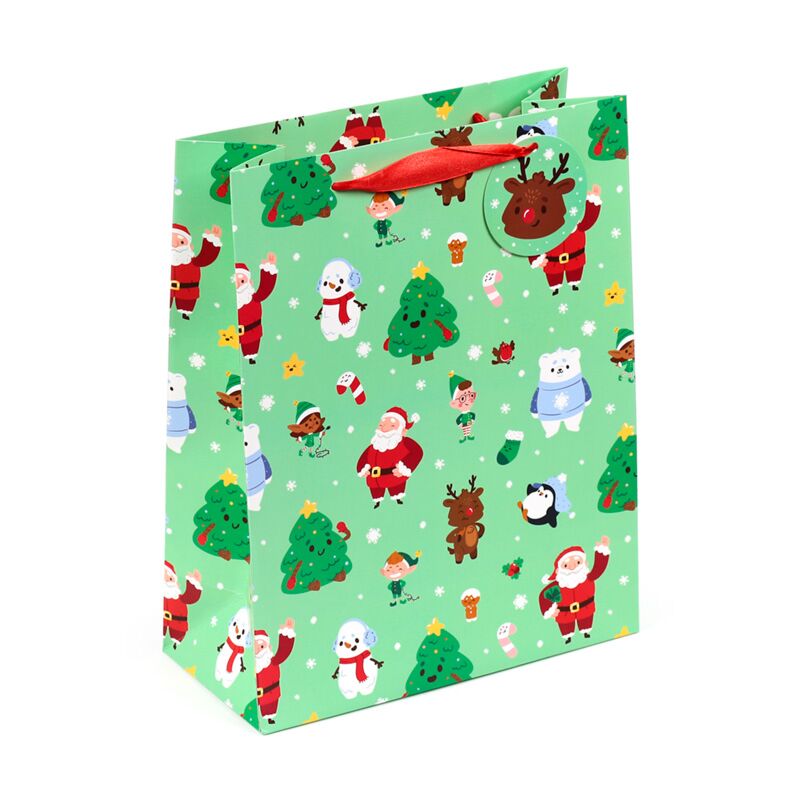 Grand sac cadeau de Noël Jingle