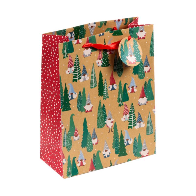 Grand sac cadeau Gnome de Noël Jolly Gonks
