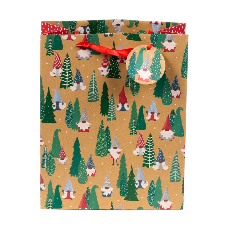 Grand sac cadeau Gnome de Noël Jolly Gonks
