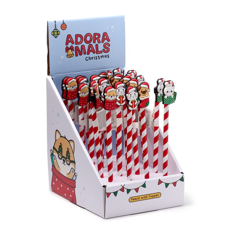 Adoramals de Noël - crayon à dessus en pvc