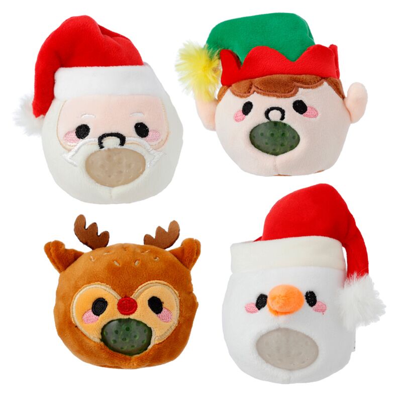 Jouet à presser de Noël festif Queasy Squeezies