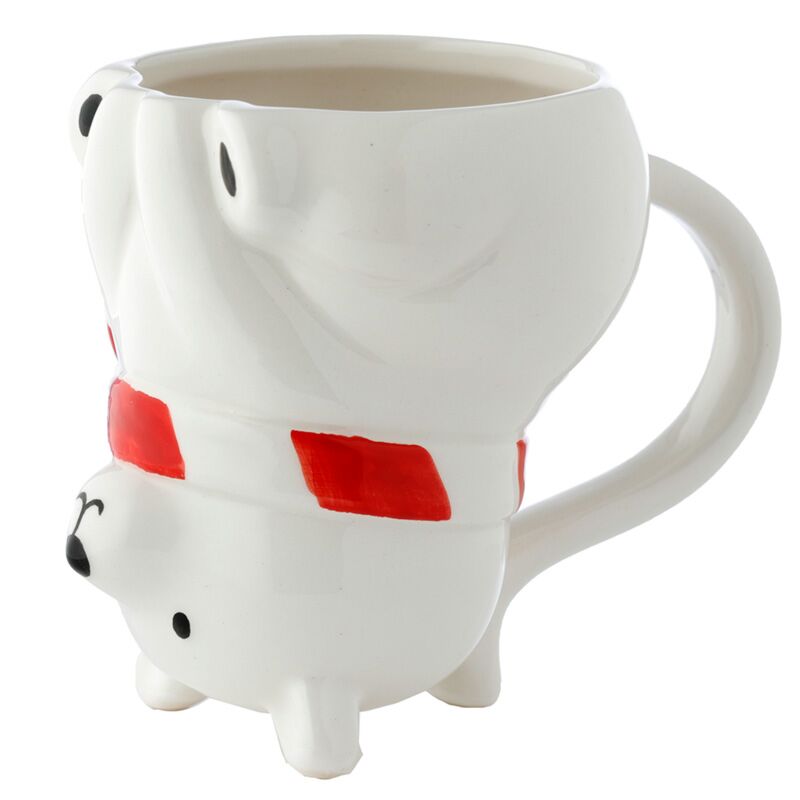 Mug inversé en céramique ours polaire 275ml