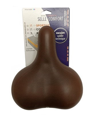 Origo selle confort selle catana marron mousse à mémoire de forme