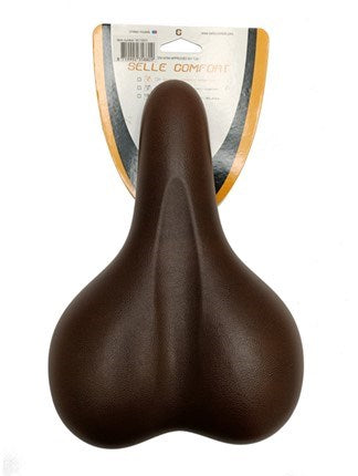 Selle confort selle sport marron gel