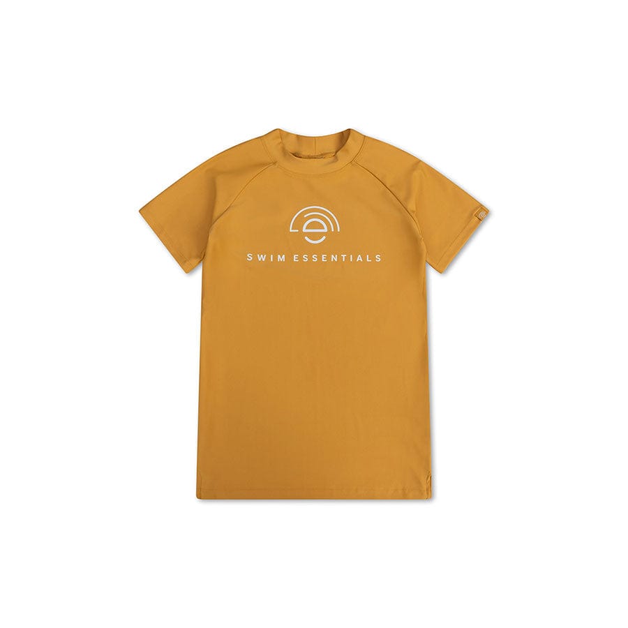 Tons purs | maillot de bain anti-UV jaune à manches courtes