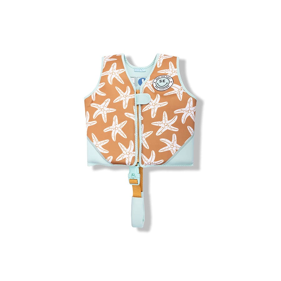 Étoile de mer | gilet de sauvetage orange 3-6 ans