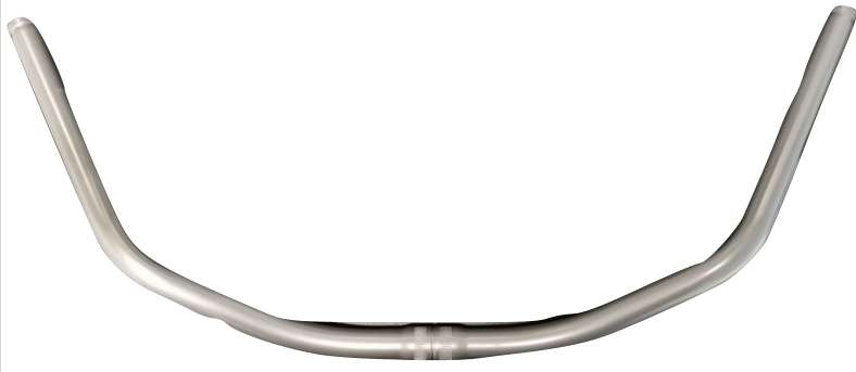 Gazelle ergotec coude de guidon acier aspect aluminium 60 cm 600 25,4ø avec rainures