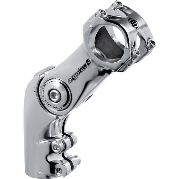 Octopus de tige ergotec avant 50 réglables Ø28,6 90 31,8 mm argent