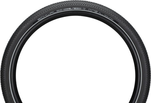 Bande de pliage Schwalbe G-one Allround DD Raceguard 27,5 x 2,25 57-584 mm-noir avec réflexion