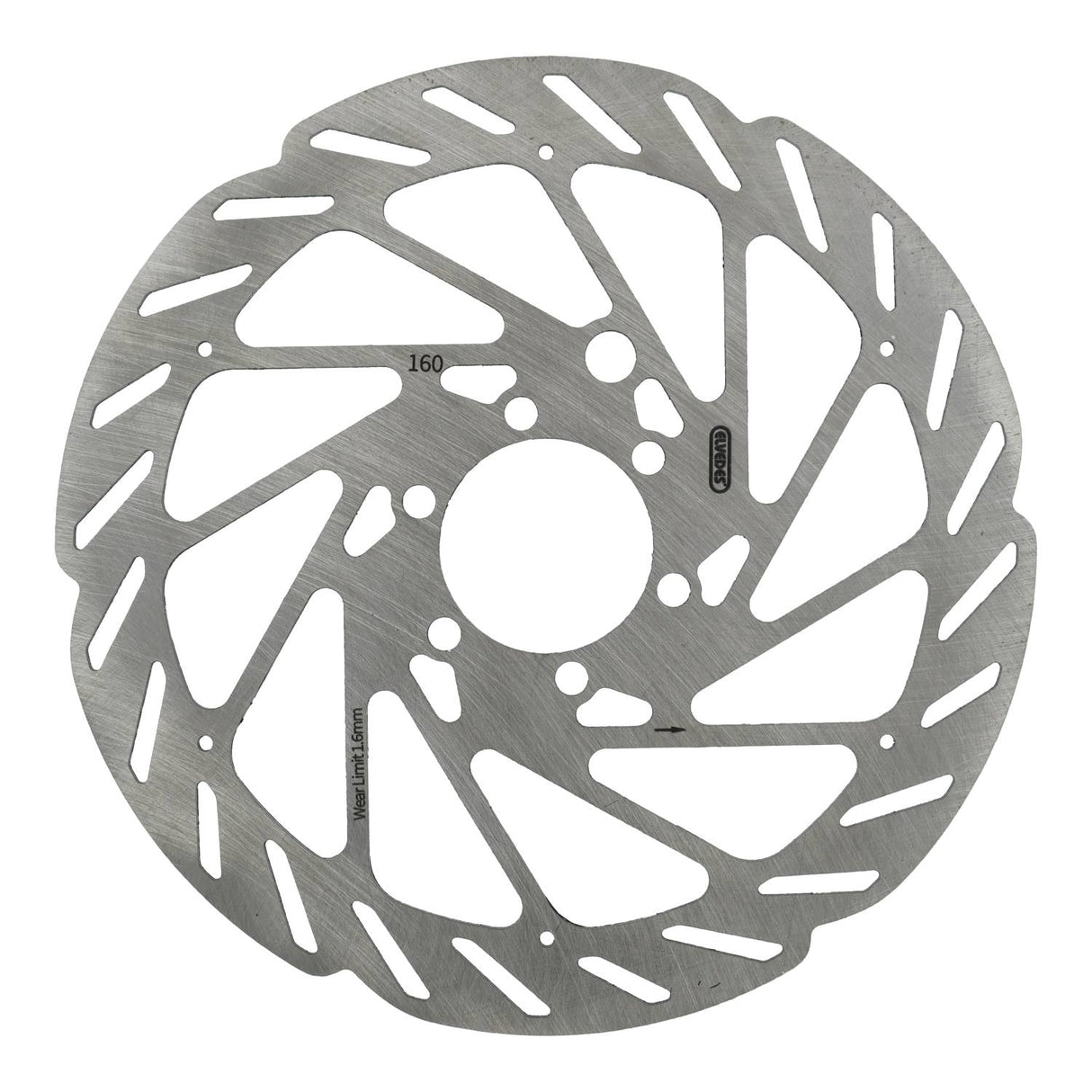 Elvedes cable Systems bv disque de frein en acier inoxydable 6 boulons 160mm avec aimant de capteur